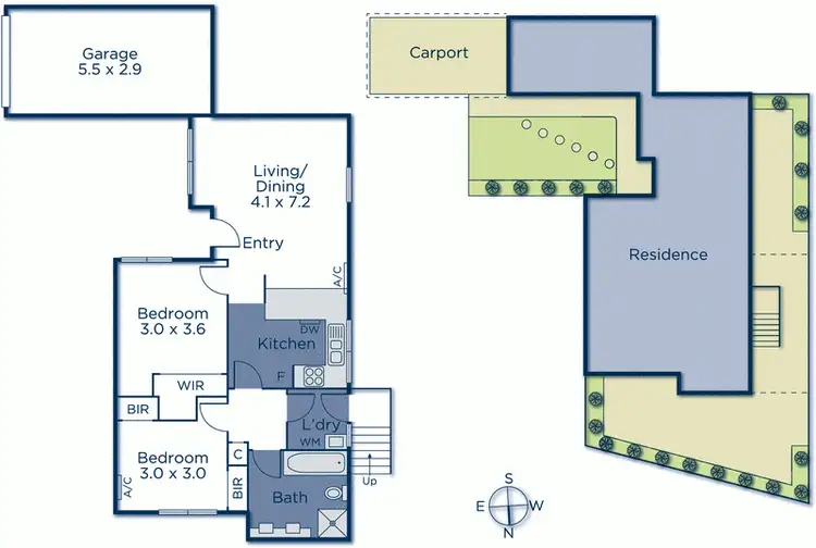 Floorplan of Homely unit listing, 5/63 Manningham Road, Bulleen VIC 3105
