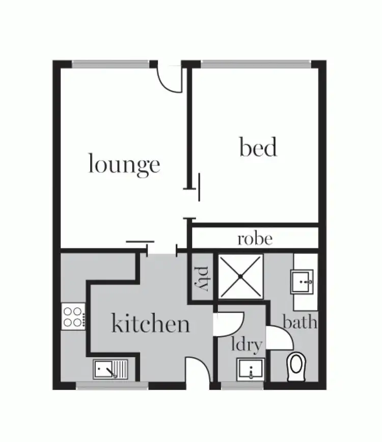 Floorplan of Homely block of units listing, 603 Peel Street, Ballarat VIC 3350