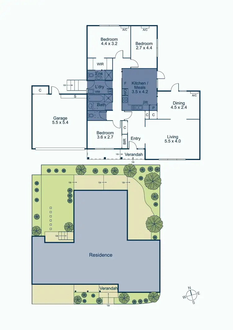 Floorplan of Homely townhouse listing, 11/101 Wattle Valley Road, Camberwell VIC 3124