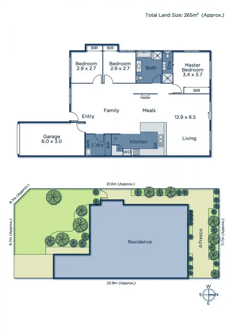 Floorplan of Homely unit listing, 18 Heathcote Drive, Forest Hill VIC 3131