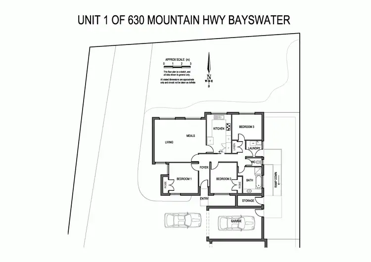 Floorplan of Homely unit listing, 1/630 Mountain Highway, Bayswater VIC 3153