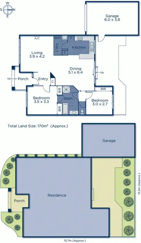 Floorplan of Homely unit listing, 2/9 Northwood Street, Ringwood East VIC 3135