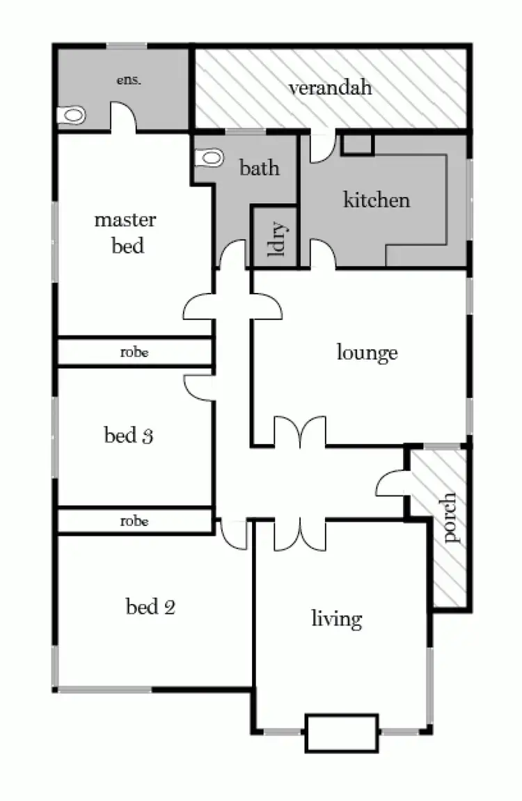Floorplan of Homely house listing, 334 Wendouree Parade, Lake Wendouree VIC 3350
