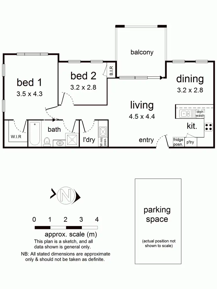 Floorplan of Homely apartment listing, Address available on request