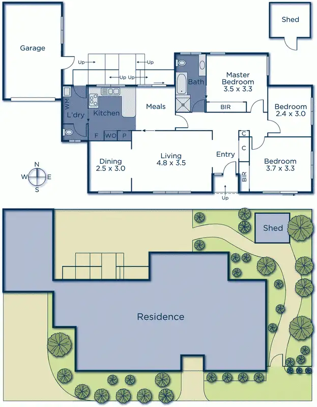 Floorplan of Homely unit listing, 3/674-676 Mitcham Road, Vermont VIC 3133