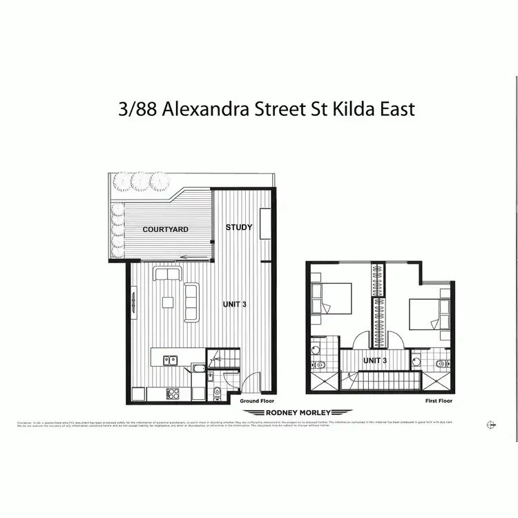 Floorplan of Homely townhouse listing, 3/88 Alexandra Street, St Kilda East VIC 3183