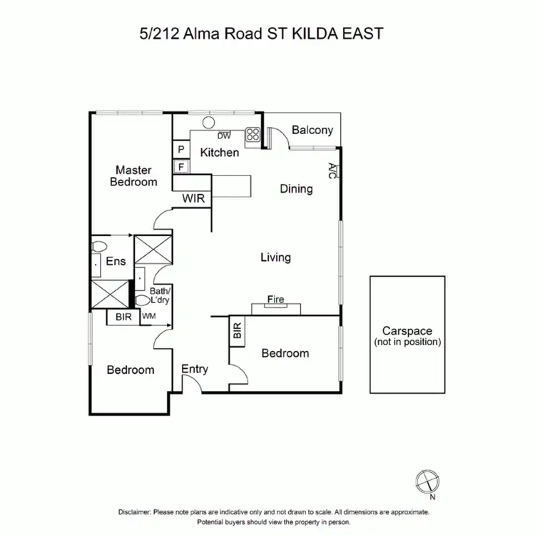 Floorplan of Homely apartment listing, 5/212 Alma Road, St Kilda East VIC 3183