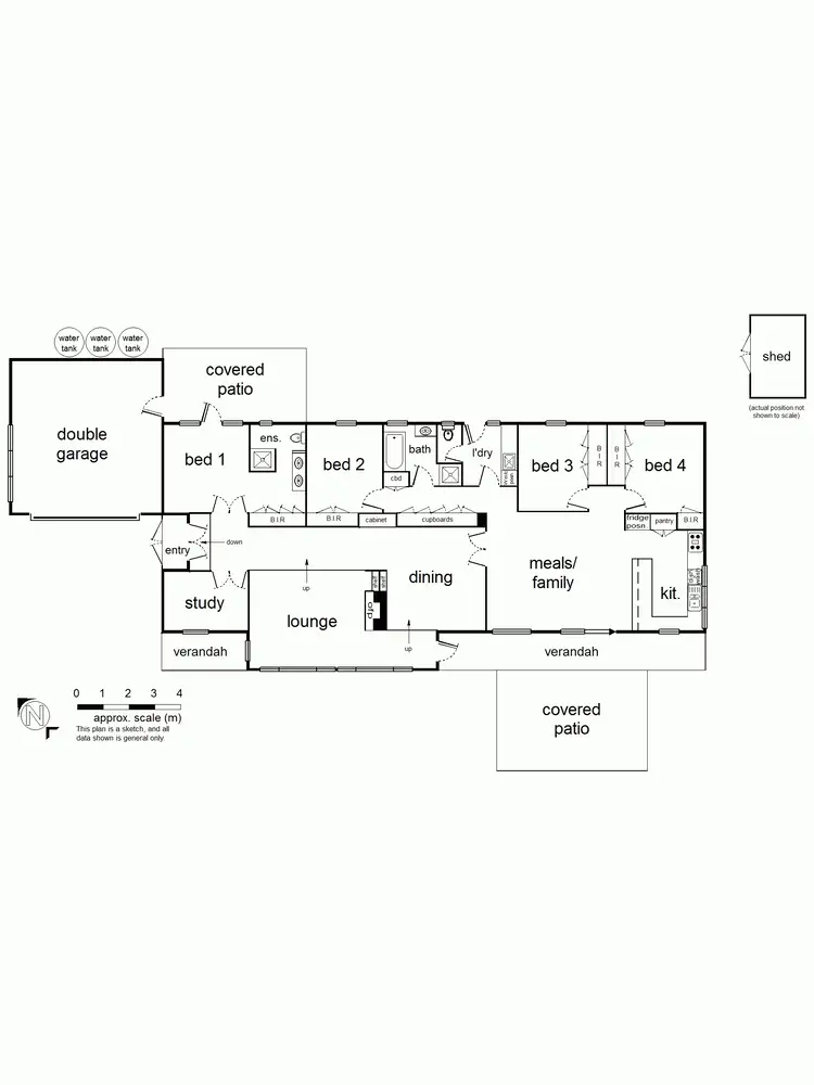 Floorplan of Homely house listing, Address available on request