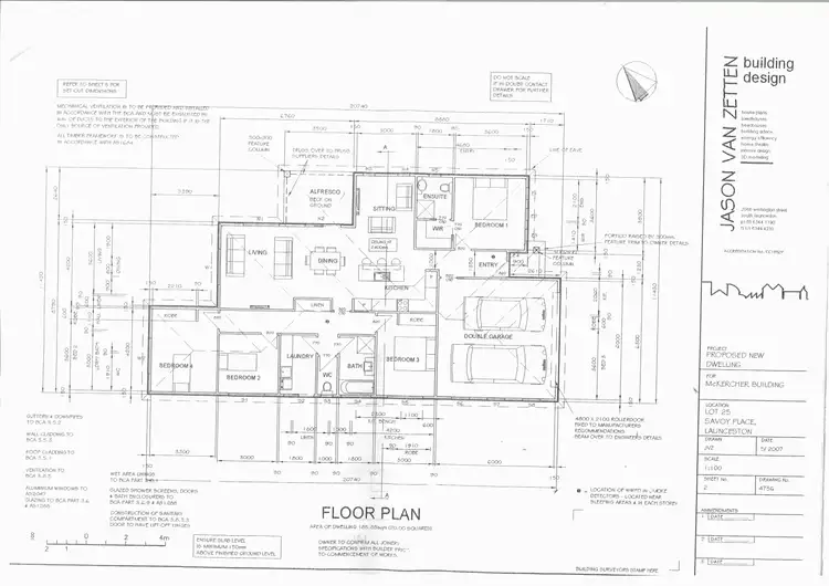 Floorplan of Homely house listing, 5 Savoy Place, Youngtown TAS 7249