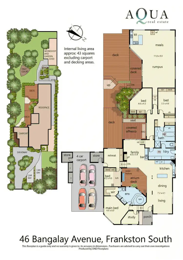 Floorplan of Homely house listing, 46 Bangalay Avenue, Frankston South VIC 3199