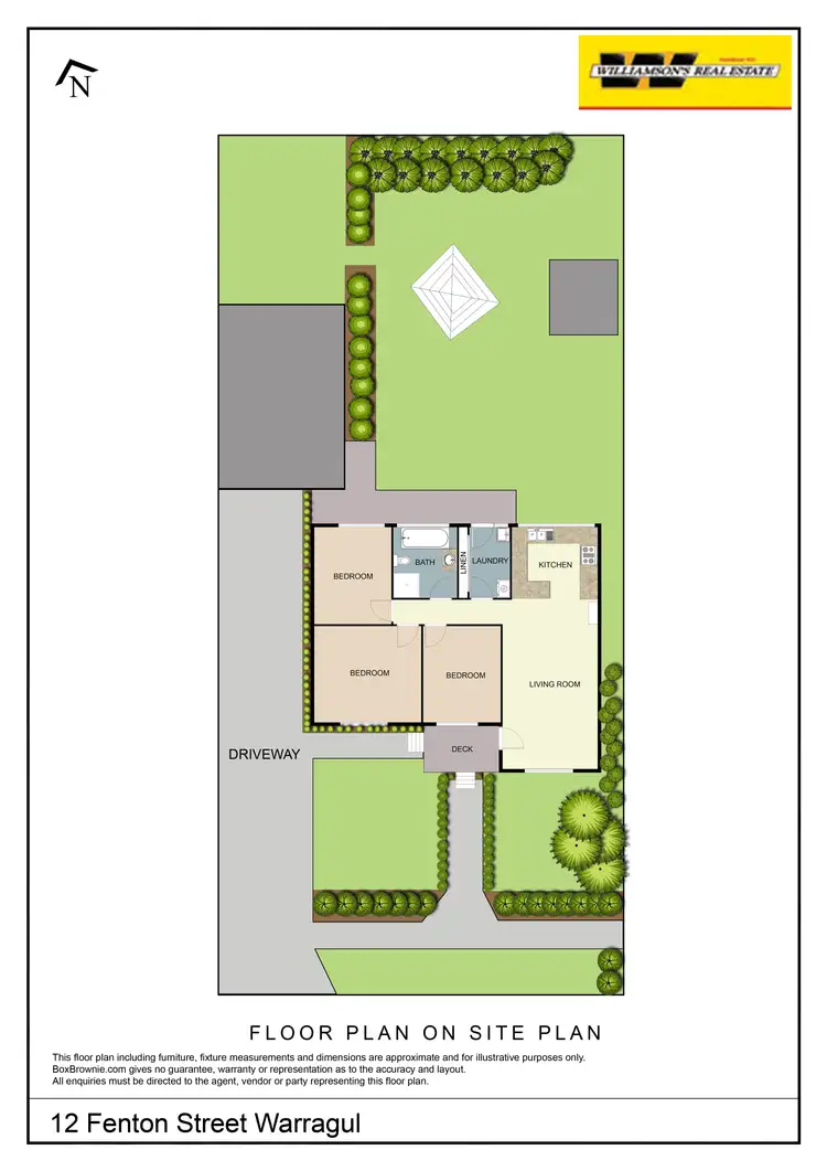 Floorplan of Homely house listing, 12 Fenton Street, Warragul VIC 3820
