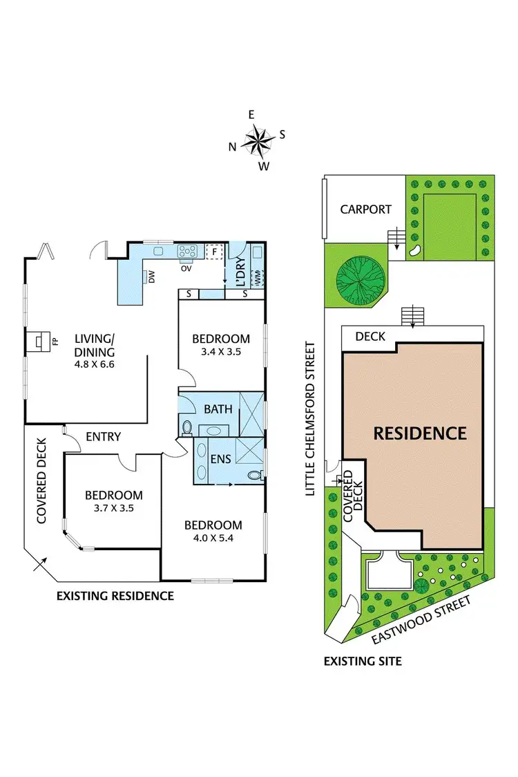 Floorplan of Homely house listing, 163 Eastwood Street, Kensington VIC 3031