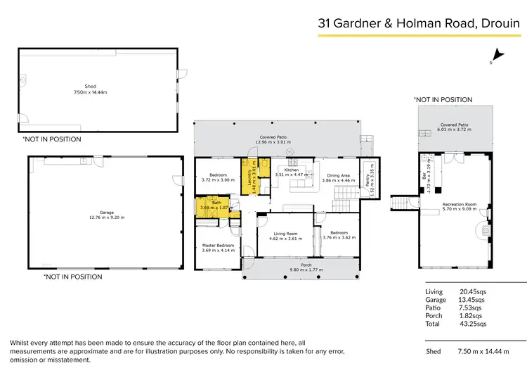Floorplan of Homely house listing, 31 Gardner and Holman Road, Drouin VIC 3818