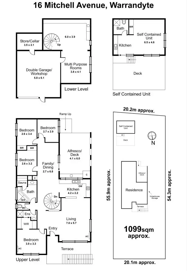 Floorplan of Homely house listing, 16 Mitchell Avenue, Warrandyte VIC 3113