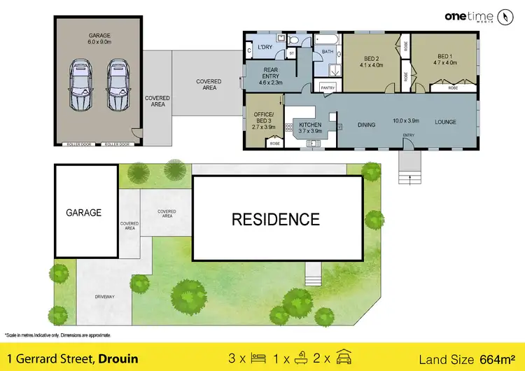 Floorplan of Homely house listing, 1 Gerrard Street, Drouin VIC 3818
