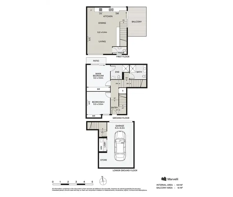 Floorplan of Homely townhouse listing, 15/1007 Heidelberg Road, Ivanhoe VIC 3079