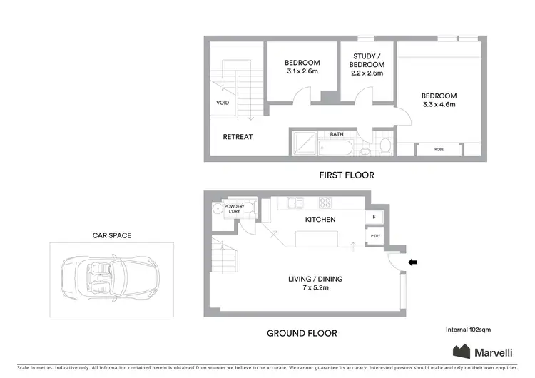 Floorplan of Homely apartment listing, 15/1-5 Martin Street, St Kilda VIC 3182