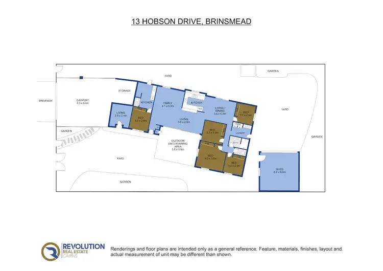 Floorplan of Homely house listing, 13 Hobson Drive, Brinsmead QLD 4870