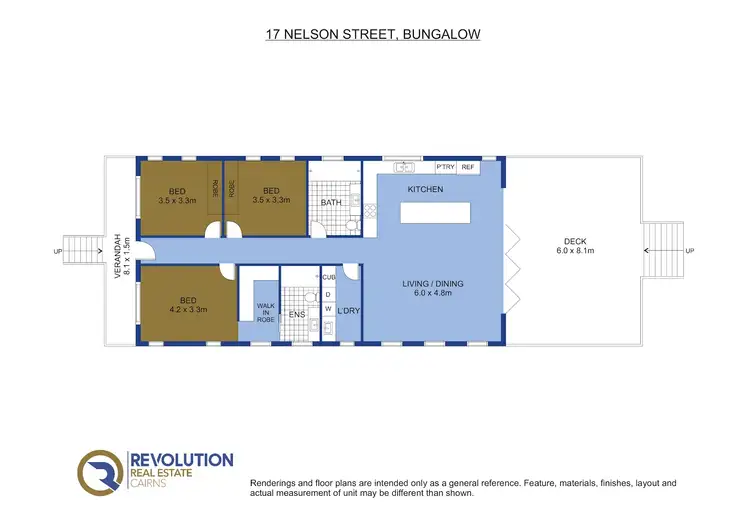 Floorplan of Homely house listing, 17 Nelson Street, Bungalow QLD 4870