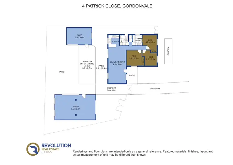 Floorplan of Homely house listing, 4 Patrick Close, Gordonvale QLD 4865