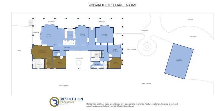 Floorplan of Homely house listing, 239 Winfield Road, Lake Eacham QLD 4884