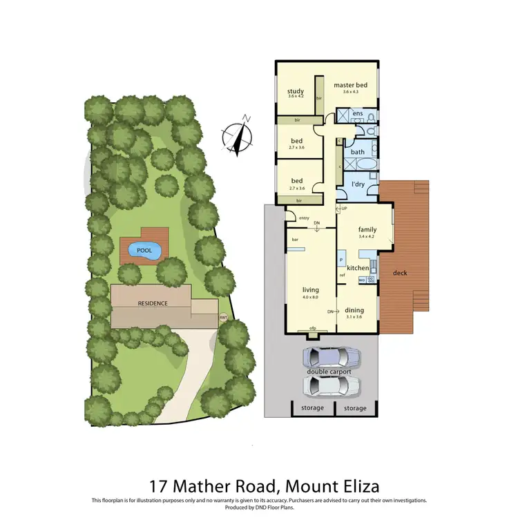 Floorplan of Homely house listing, 17 Mather Road, Mount Eliza VIC 3930