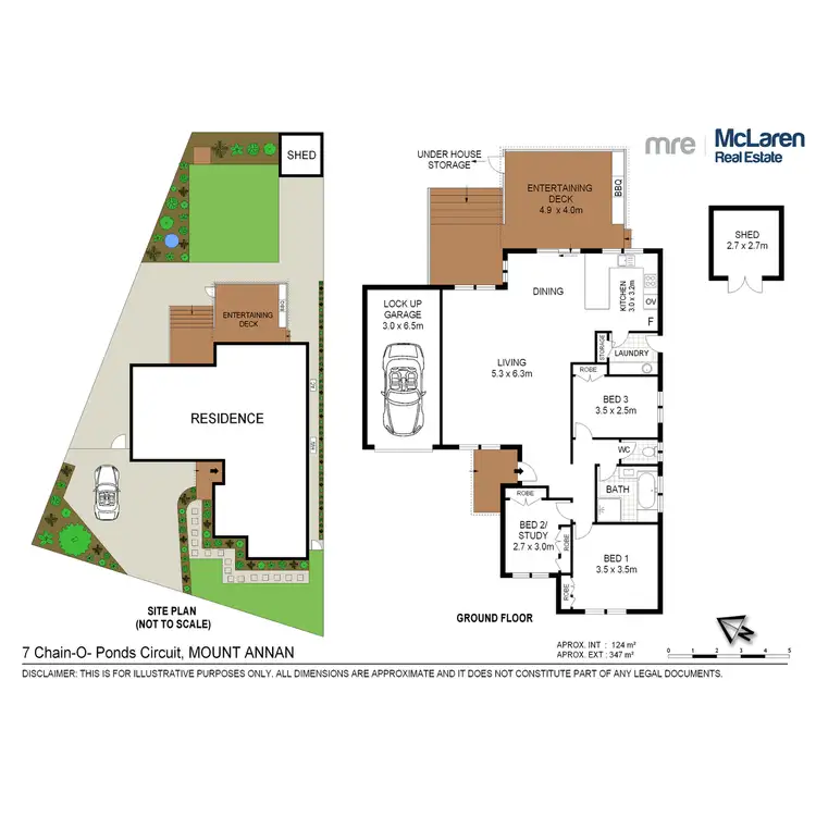 Floorplan of Homely house listing, 7 Chain-O-Ponds Circuit, Mount Annan NSW 2567