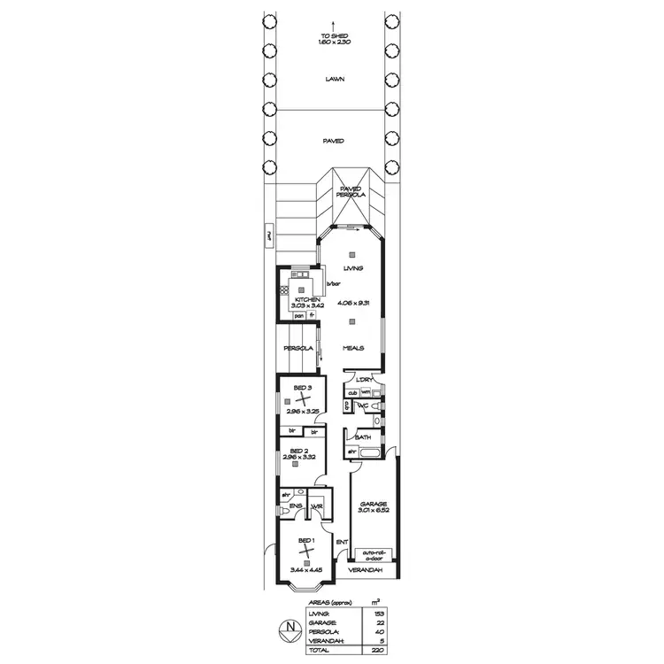 Floorplan of Homely house listing, 3 Dudley Avenue, Daw Park SA 5041