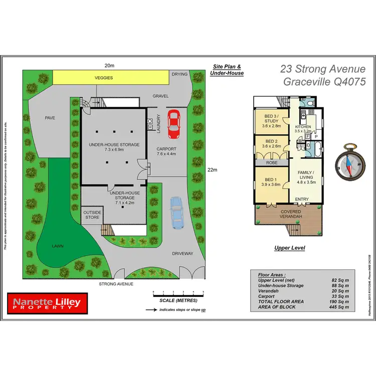 Floorplan of Homely house listing, 23 Strong Avenue, Graceville QLD 4075