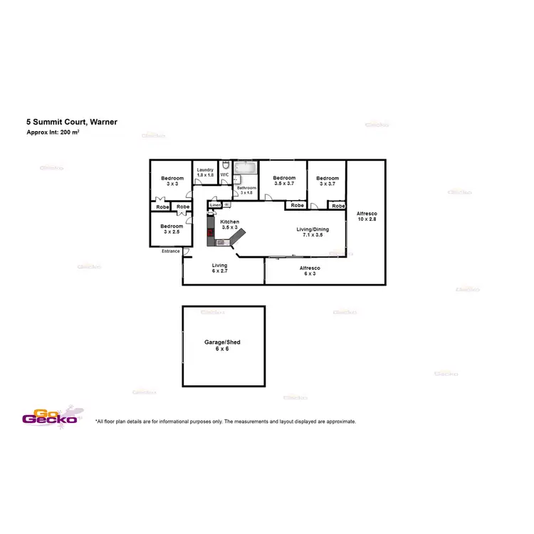 Floorplan of Homely house listing, 5 Summit Court, Warner QLD 4500
