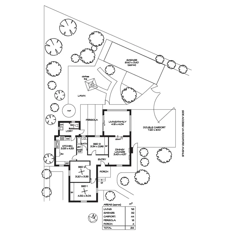 Floorplan of Homely house listing, 11 Walton Avenue, Clearview SA 5085