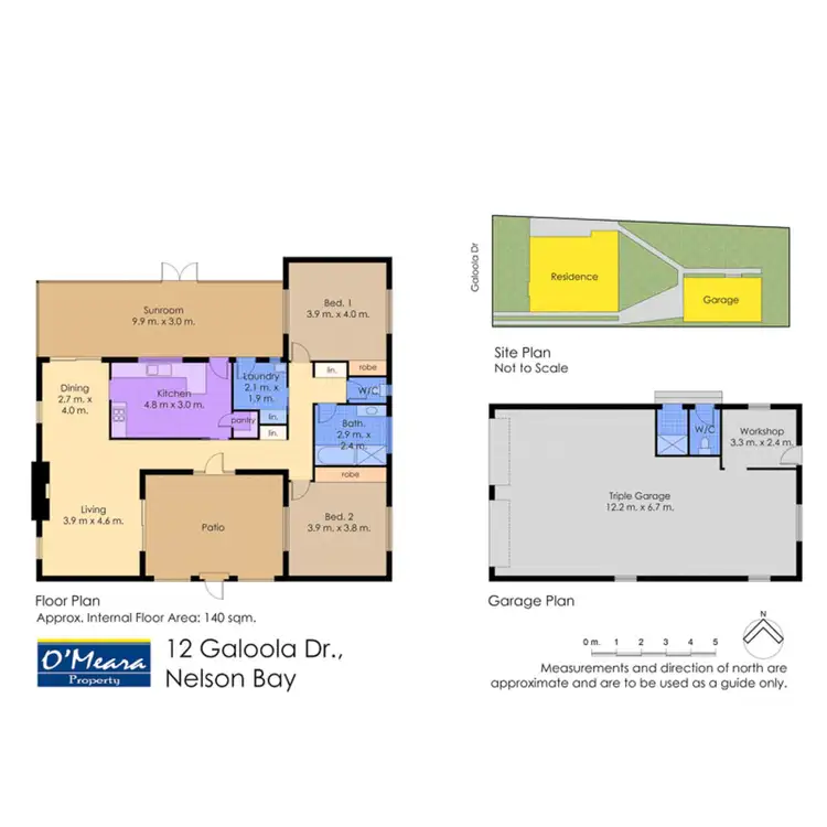 Floorplan of Homely house listing, 12 Galoola Drive, Nelson Bay NSW 2315