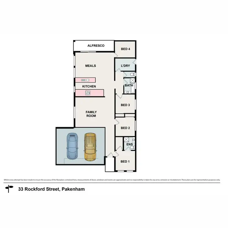 Floorplan of Homely house listing, 33 Rockford Street, Pakenham VIC 3810