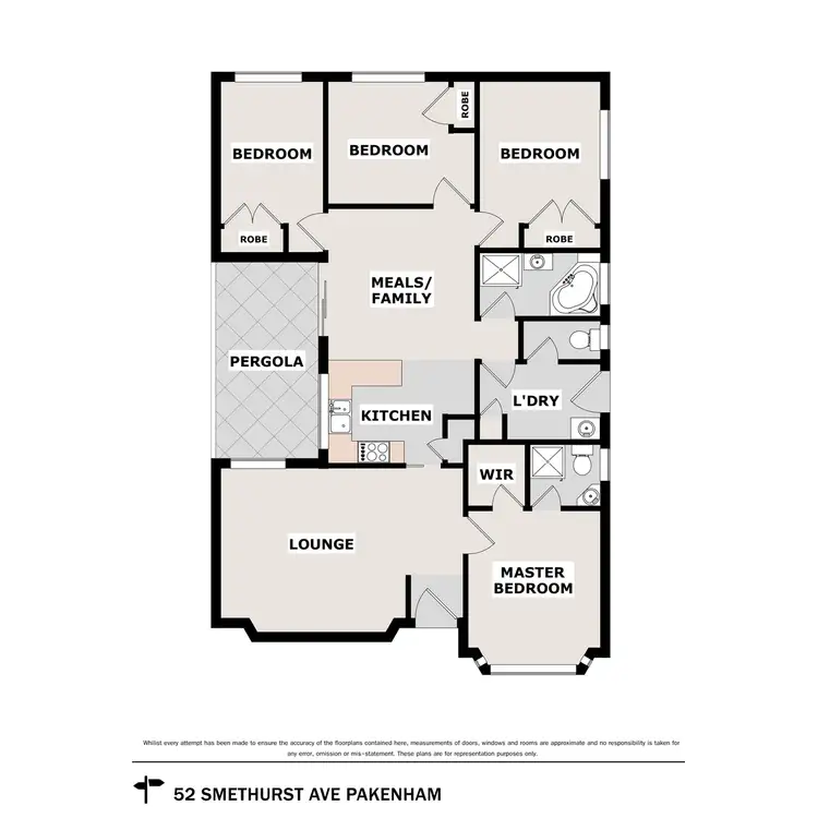 Floorplan of Homely house listing, 52 Smethurst Avenue, Pakenham VIC 3810