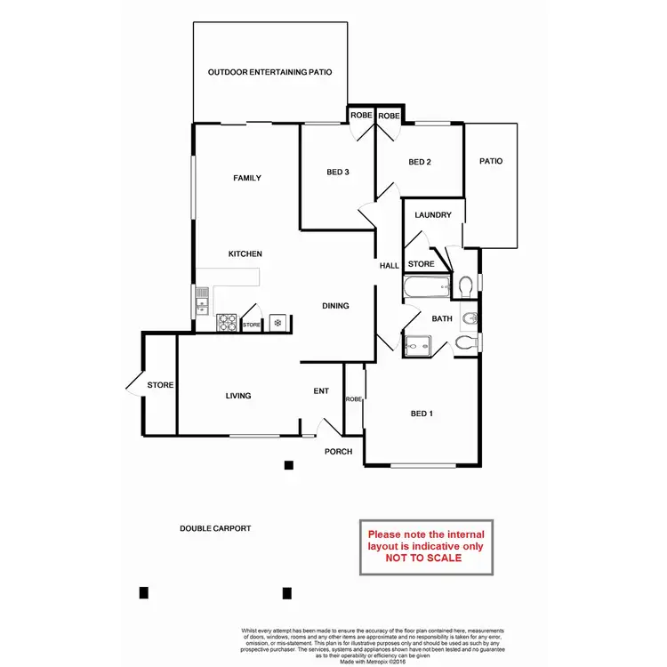 Floorplan of Homely villa listing, 1D Tiverton Street, Lynwood WA 6147