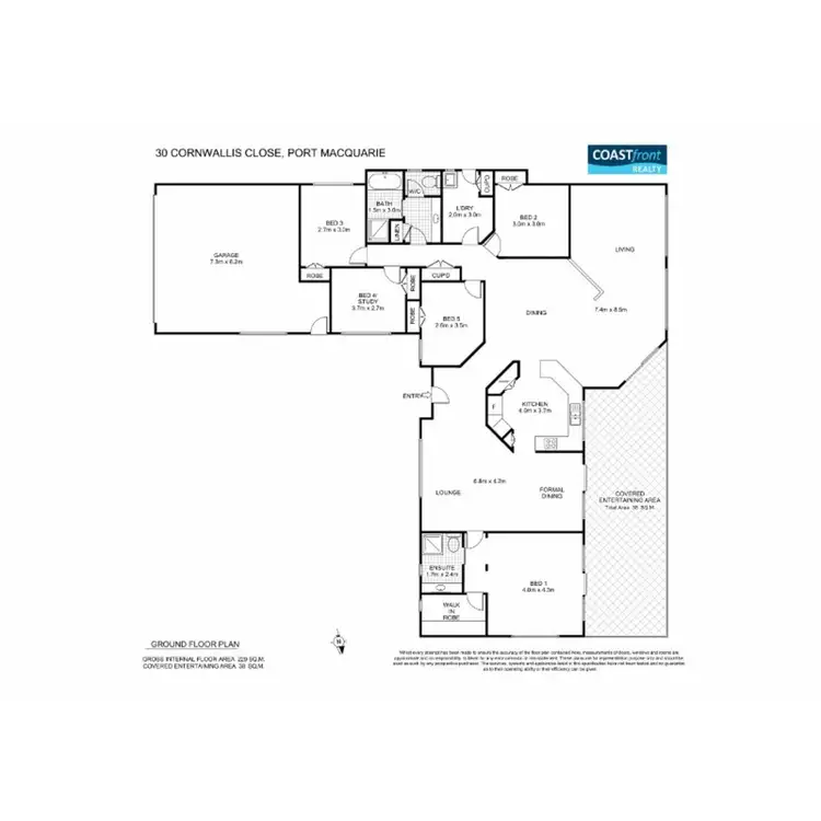 Floorplan of Homely house listing, 30 Cornwallis Close, Port Macquarie NSW 2444