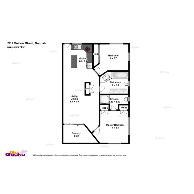 Floorplan of Homely unit listing, 2/31 Onslow Street, Ascot QLD 4007