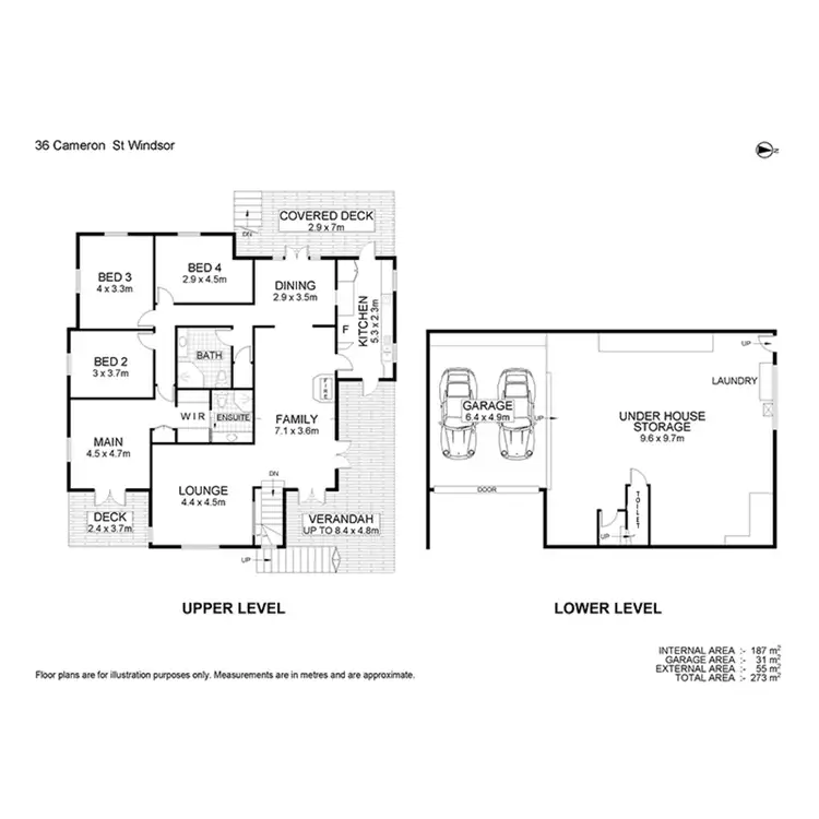 Floorplan of Homely house listing, 36 Cameron Street, Windsor QLD 4030