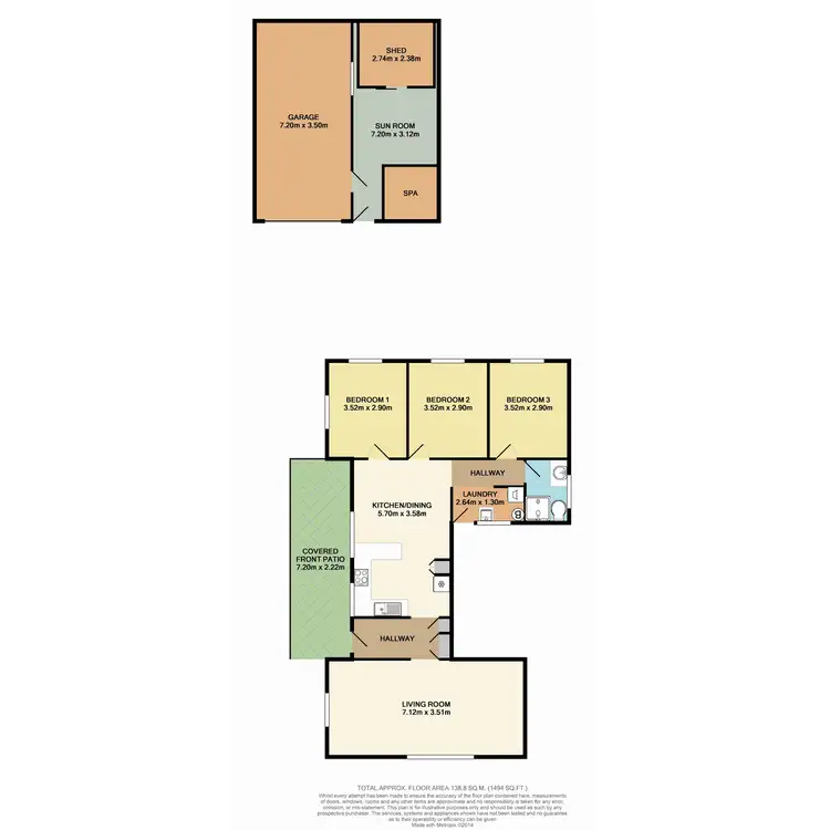 Floorplan of Homely house listing, 3 Laguna Parade, Berkeley Vale NSW 2261