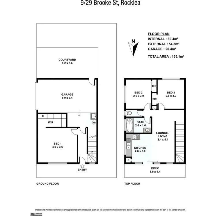 Floorplan of Homely townhouse listing, 9/29 Brooke Street, Rocklea QLD 4106