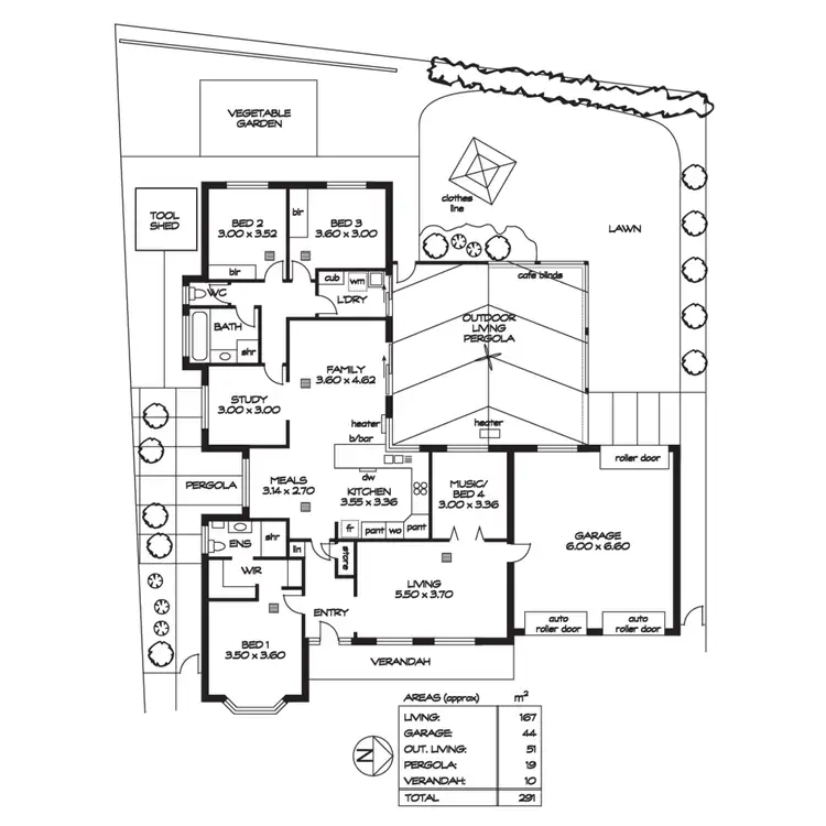 Floorplan of Homely house listing, 10 Keith Lewis Court, Wynn Vale SA 5127