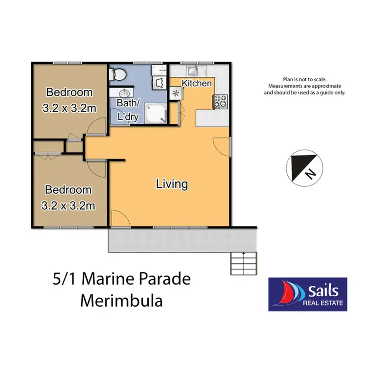 Floorplan of Homely apartment listing, 5/1 Marine Parade, Merimbula NSW 2548