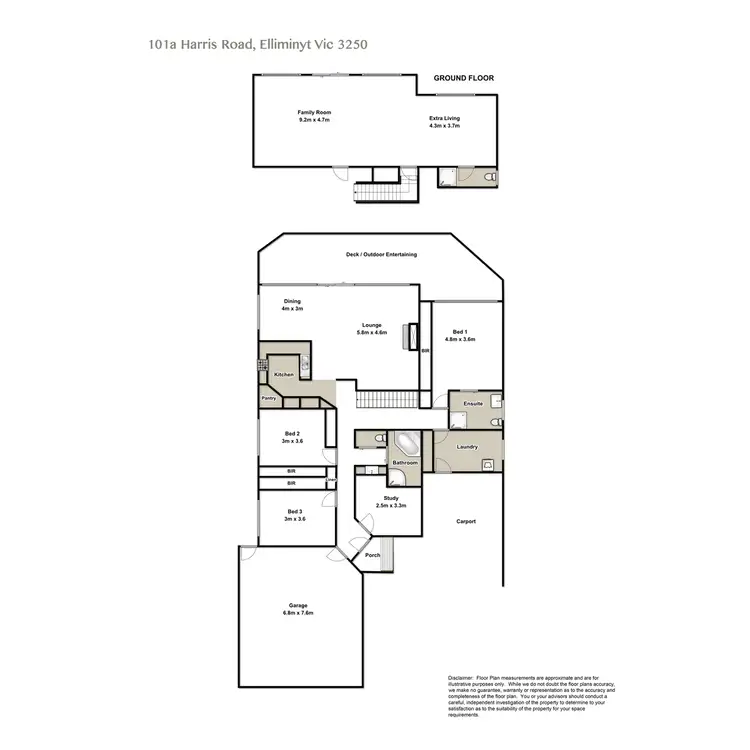 Floorplan of Homely house listing, 101 A Harris Road, Elliminyt VIC 3250