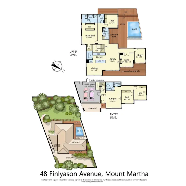 Floorplan of Homely house listing, 48 Finlayson Avenue, Mount Martha VIC 3934