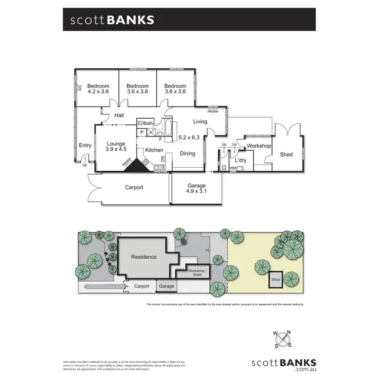 Floorplan of Homely house listing, 64 Orlando Street, Hampton VIC 3188