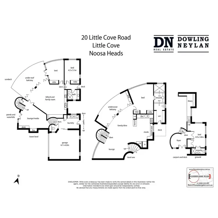 Floorplan of Homely house listing, 20 Little Cove Road, Noosa Heads QLD 4567