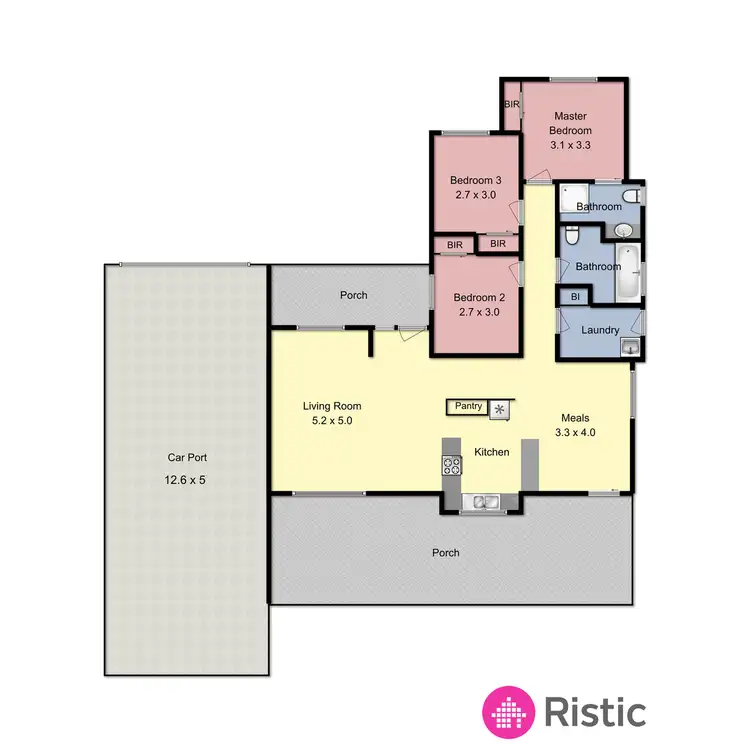 Floorplan of Homely house listing, 7 Stradella Close, Mill Park VIC 3082