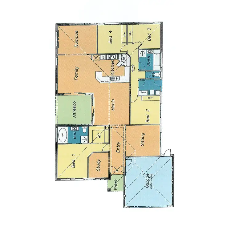 Floorplan of Homely house listing, 5 Thornley Court, Sale VIC 3850