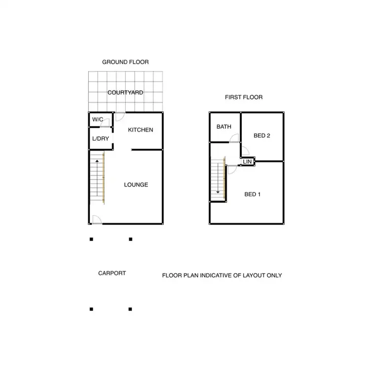 Floorplan of Homely townhouse listing, 44/15 Magellan Road, Springwood QLD 4127