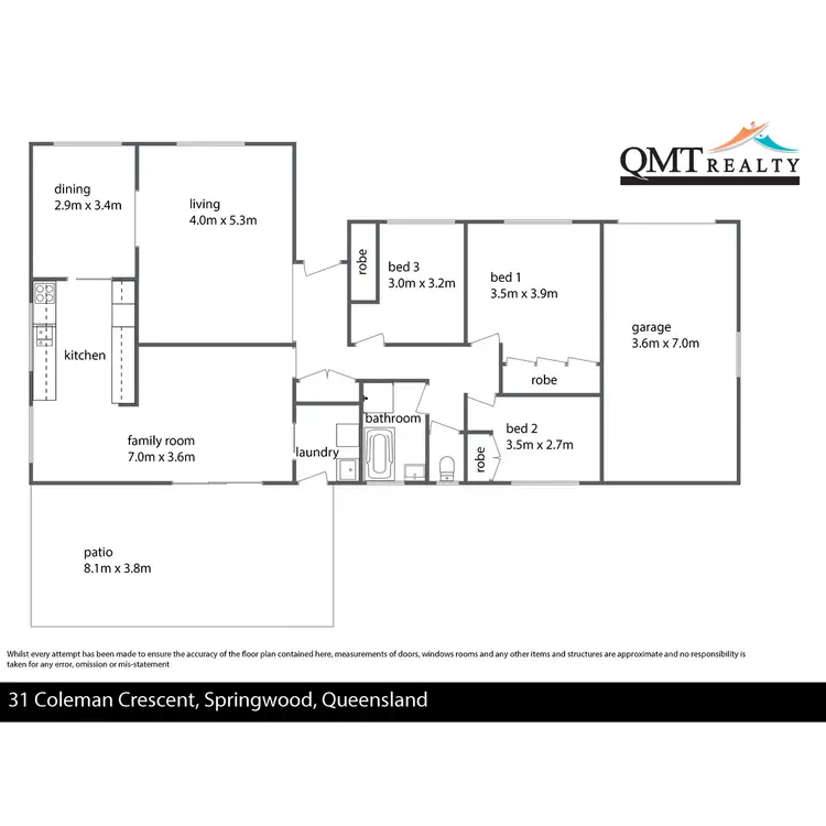 Floorplan of Homely house listing, 31 Coleman Crescent, Springwood QLD 4127